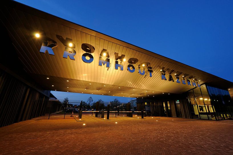 La guérite de la caserne Kromhout sur la Herculeslaan à Utrecht par Donker Utrecht