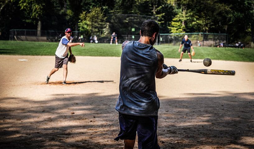 Baseball in Central Park, New York by Eric Götze Fotografie