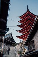 Rode Tempel in Hiroshima
