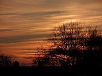 Nederland zonsondergang