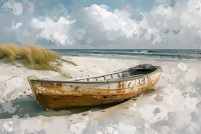 Verlaten boot van Thea