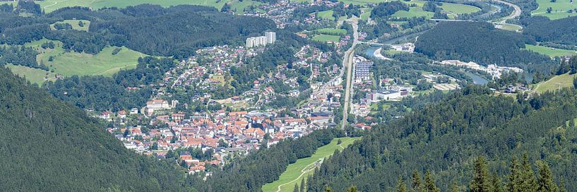 Über den Dächern von Immenstadt von Walter G. Allgöwer