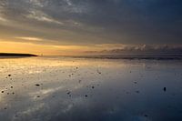 Sunset on the Wadden Sea