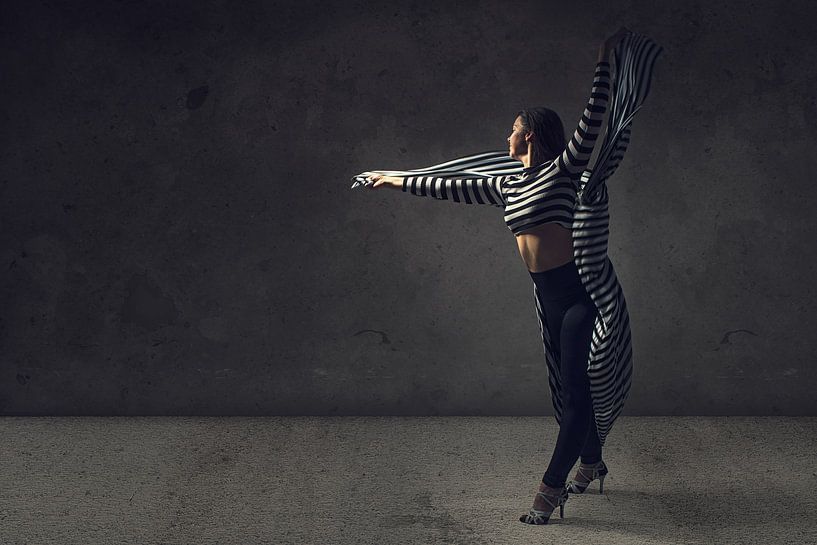 Dance with black and white by Arjen Roos