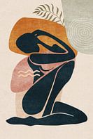 Abstract Mediterranean Female Body