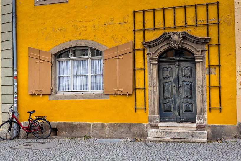 Façade historique dans la ville de Weimar par Rob Boon