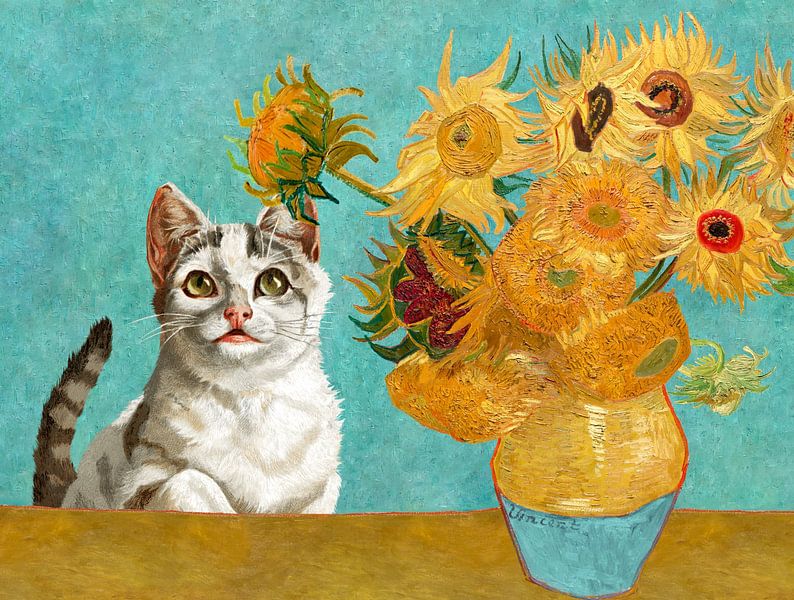 Vincent van Gogh's Cat par Marja van den Hurk
