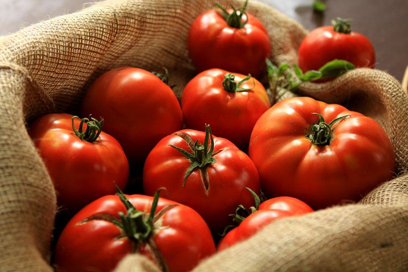 Rijpe rundvleestomaten van Karina Gebert