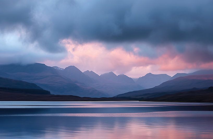 View of the mountains by fernlichtsicht