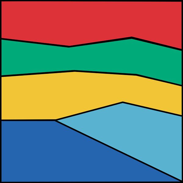 Paysage abstrait par Maurice Dawson