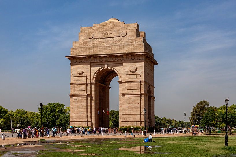 The India Gate in New Delhi by Roland Brack