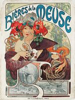 Alfons Mucha - Bieres de la Meuse
