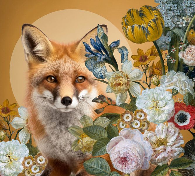 Le Renard dans les Fleurs par Marja van den Hurk