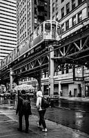 A rainy day in Chicago