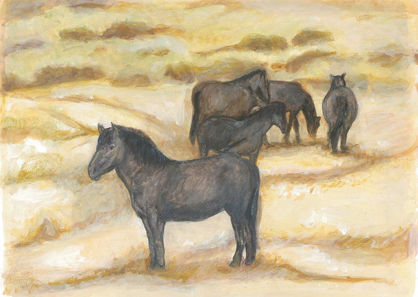 Exmoor pony by Tanja Koelemij