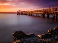 Pier at sunset