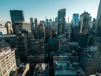 Midtown Manhattan an einem sonnigen Morgen