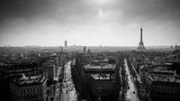 Paris-Panorama vom Arc de Triomphe