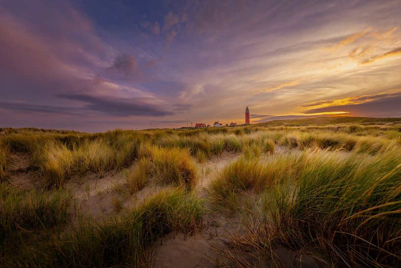 Le phare de Texel dans le paysage par Andy Luberti