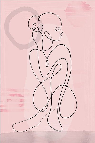 Femme abstraite 1 par Joan Engels