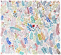 La mer de fleurs | Aquarelle