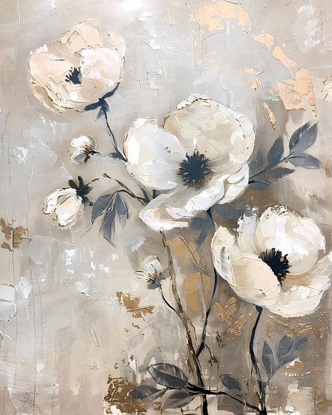 Elegant Bloom Art by Georgia Chagas