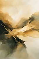 Paysage mystique avec or