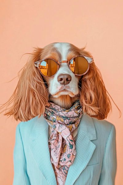 Épagneul de terrain par Poster Art Shop