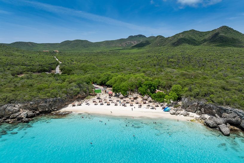 Curacao - Drohnenaufnahme der Kleinen Knip von Keesnan Dogger Fotografie