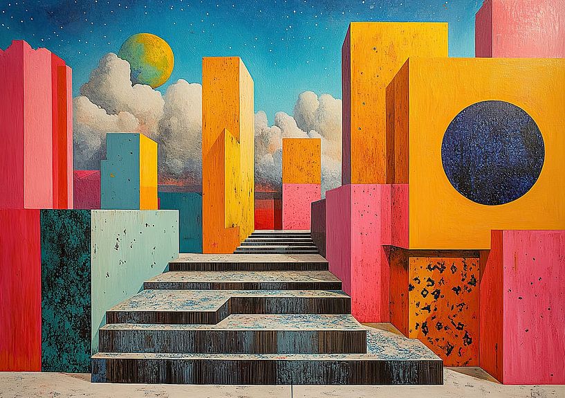 Surréalisme Architecture Design Géométrie par Niklas Maximilian