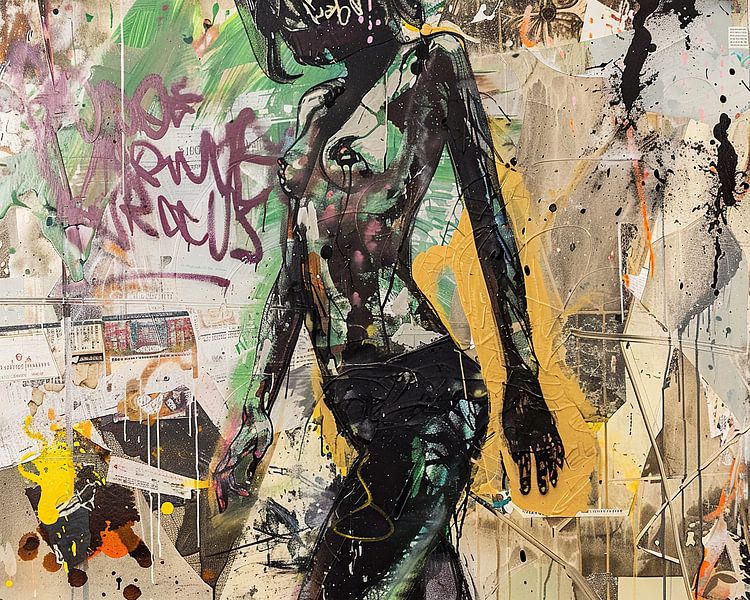 Golden Woman 73,780 by Eye catching paintings