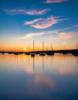 Coucher de soleil à Herrsching am Ammersee