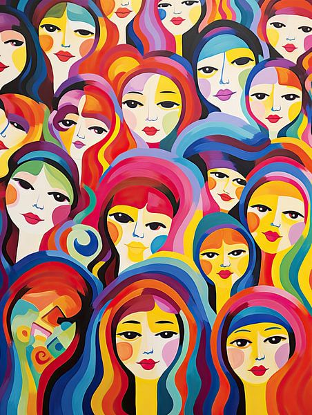 Colorful people by Bert Nijholt