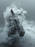 Manifestation éthérée : Un cheval de fumée