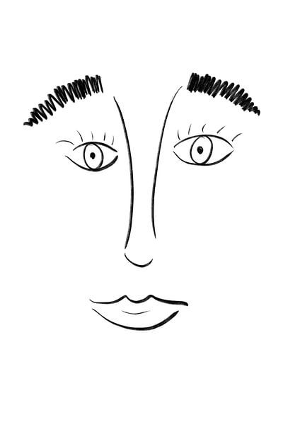 Tête abstraite par MishMash van Heukelom