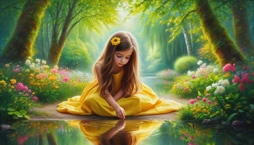 Kind in Reflexion von INGO