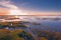 Coucher de soleil sur la mer des Wadden