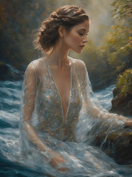 A dress made of water by Jolique Arte