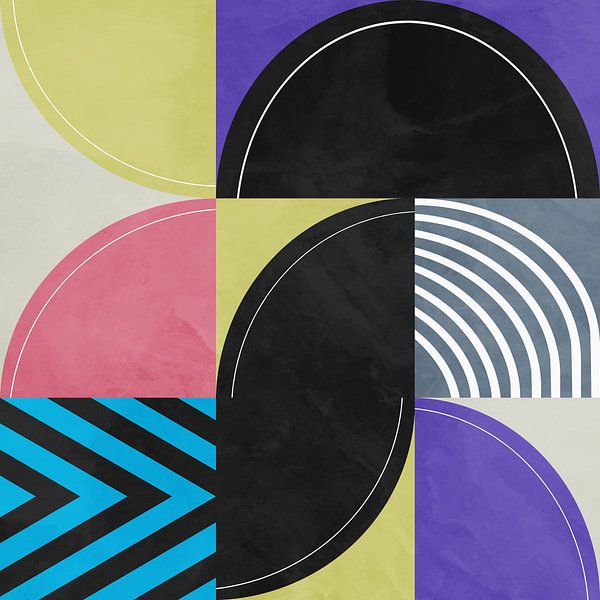 Abstrakte Kurven 1 von Georgia Chagas