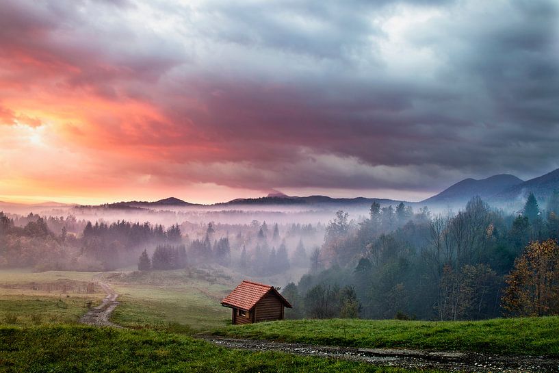 Gorski Kotar sunrise by René Pronk