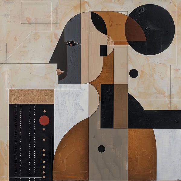 Abstracte cijfers van Poster Art Shop