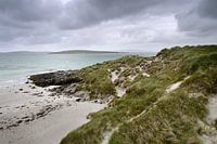 Verlassener Strand auf den Hebriden, Schottland