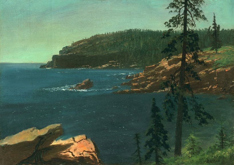 Albert Bierstadt, côte californienne par finemasterpiece