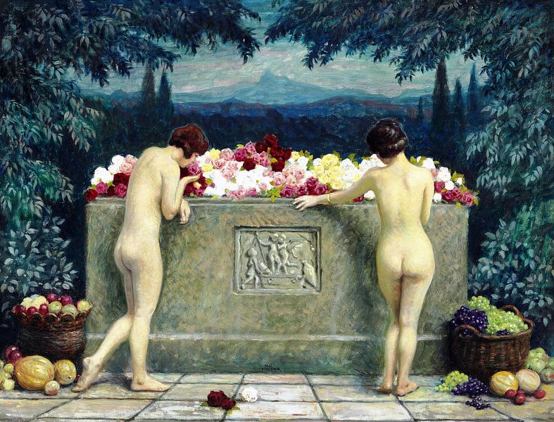 Paul Fischer, Am Sarkophag - 1929 von Atelier Liesjes