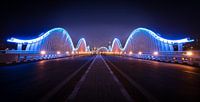 Dubai bridge in phillips led color lighting