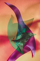 Abstracte collage in kleur