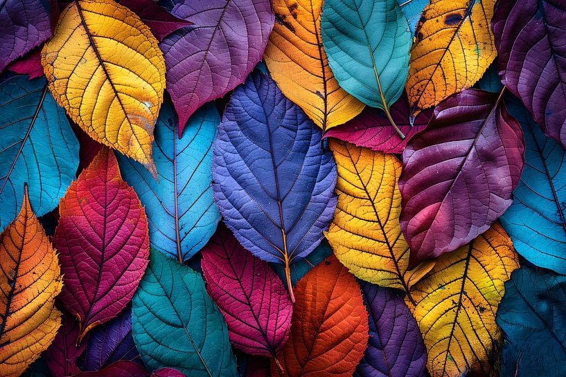Abstrakte Blätter Komposition von Art & Soul Creations