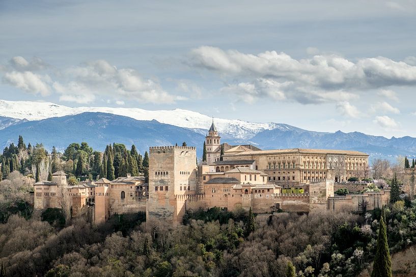 Die Alhambra von Granada in Andalusien von Truus Nijland