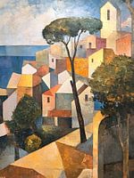 Ein Dorf in den Bergen