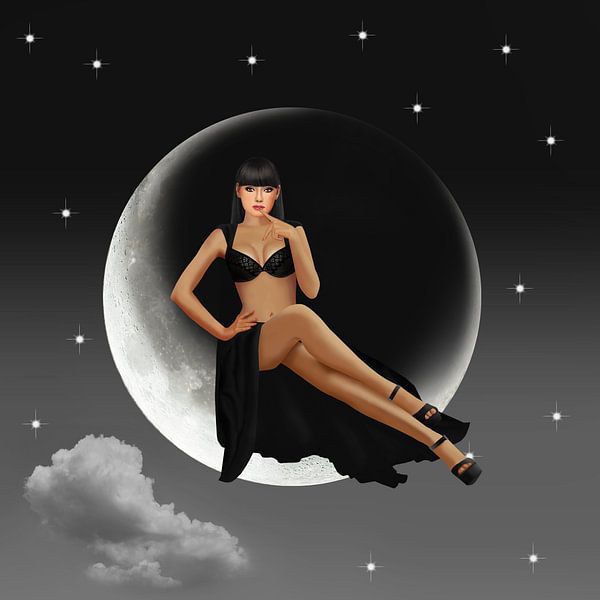 La Femme sur la Lune par Monika Jüngling